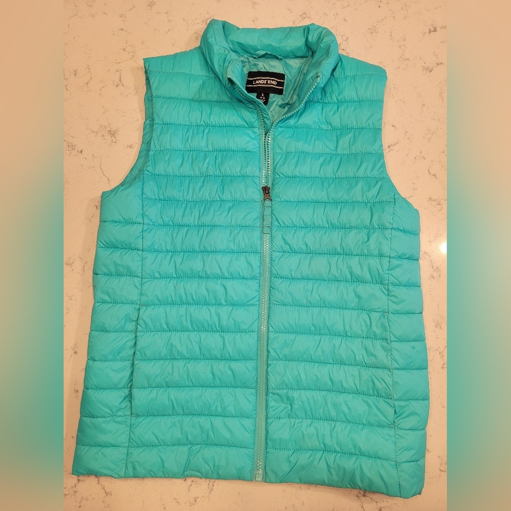 Lands' End Youth Puffer Vest size L (14-16)